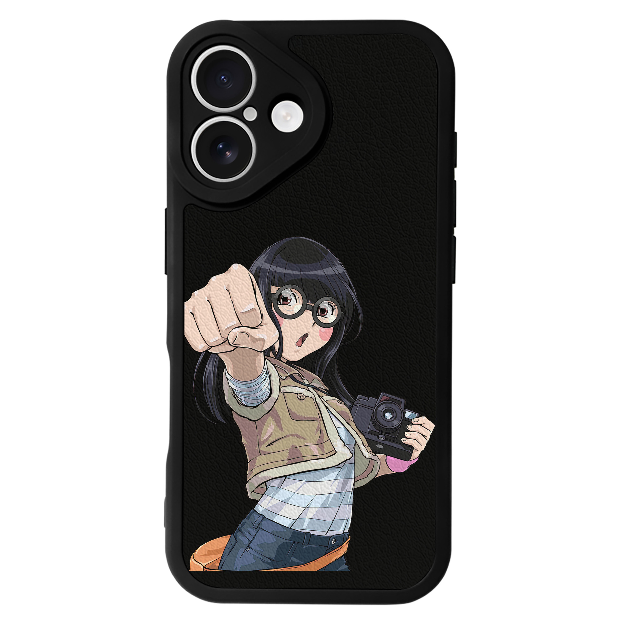 （画像用） 遊☆戯☆王 Yu-Gi-Oh! 【iPhone 16シリーズ対応】シリコンスマホケース（レザー調） 材質：シリコン